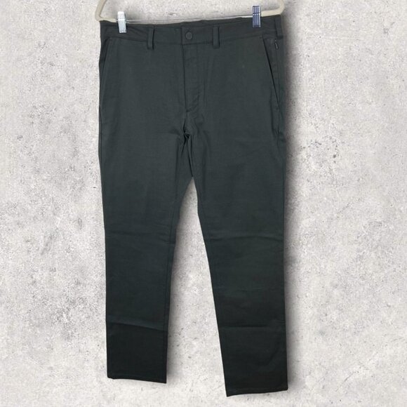 New‎ Mack Weldon Technical Chino Pants Grey Maverick Size 32 by 32 Modern Casual - Picture 2 of 16